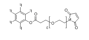 CAS No.：  1807534-78-6；Mal-PEG3-PFP