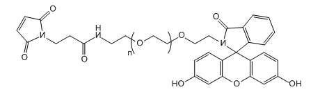 FITC-PEG-Mal;荧光素-聚乙二醇-马来酰亚胺;Fluorescein-PEG-Maleimide FITC-PEG-Mal;荧光素-聚乙二醇-马来酰亚胺;Fluorescein-PEG-Maleimide