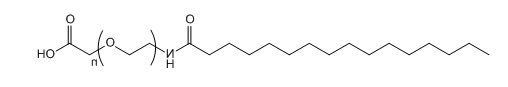 Palmitic acid-PEG-COOH；软脂酸-聚乙二醇-羧基；Palmitic acid-PEG-Acid