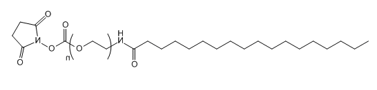 STA-PEG-SC；单硬脂酸-聚乙二醇-琥珀酰亚胺酯；Stearic acid-PEG-NHS