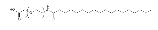 STA-PEG-COOH；单硬脂酸酯-聚乙二醇-羧基；Monostearate-PEG-COOH