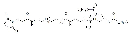 DLPE-PEG-Mal；1,2-二月桂酰磷脂酰乙醇胺-聚乙二醇-马来酰亚胺；DLPE-PEG-Maleimide