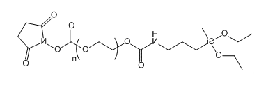 Diethoxylsilane-PEG-SC;二乙氧基硅烷-聚乙二醇-琥珀酰亚胺碳酸酯;Diethoxylsilane-PEG-NHS Diethoxylsilane-PEG-SC;二乙氧基硅烷-聚乙二醇-琥珀酰亚胺碳酸酯;Diethoxylsilane-PEG-NHS