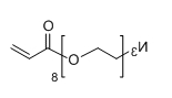 Azido-PEG8-Acrylate；N3-PEG8-AC；C19H35N3O9；分子量：  449.5