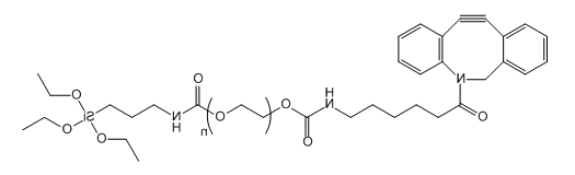 DBCO-PEG-Silane；二苯并环辛炔-聚乙二醇-三乙氧基硅烷；DibenzocycolctynePEG-Silane