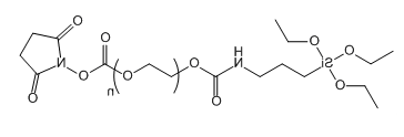 Silane-PEG-SC；硅烷-聚乙二醇-活性酯；Silane-PEG-Succinimidyl ester