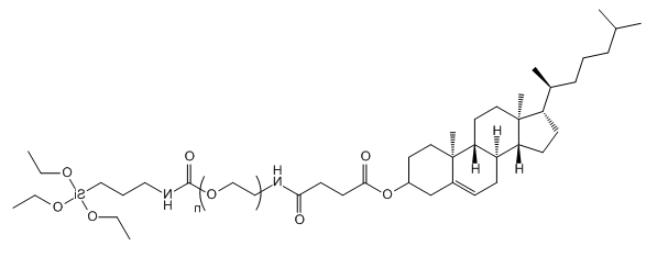 CLS-PEG-Silane;胆固醇-聚乙二醇-有机硅;Cholesterol-PEG-Silane CLS-PEG-Silane;胆固醇-聚乙二醇-有机硅;Cholesterol-PEG-Silane