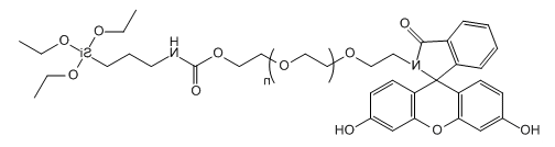 FITC-PEG-Silane；荧光素-聚乙二醇-三乙氧基硅烷；Fluorescein-PEG-Silane