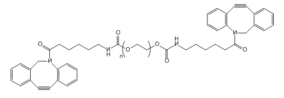DBCO-PEG-DBCO;α,ω-二(二苯并环辛炔基)聚乙二醇;Dibenzocycolctyne-PEG-Dibenzocycolctyne DBCO-PEG-DBCO;α,ω-二(二苯并环辛炔基)聚乙二醇;Dibenzocycolctyne-PEG-Dibenzocycolctyne