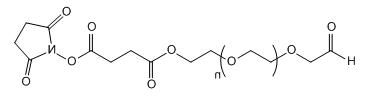 ALD-PEG-SS;CHO-PEG-SS;Aldehyde-PEG-Succinimidyl Succinate ester ALD-PEG-SS;CHO-PEG-SS;Aldehyde-PEG-Succinimidyl Succinate ester