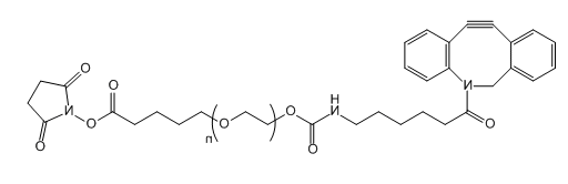 DBCO-PEG-SVA；氮杂二苯并环辛炔-聚乙二醇-琥珀酰亚胺戊酸酯；Dibenzocycolctyne-PEG-Succinimidyl valerate