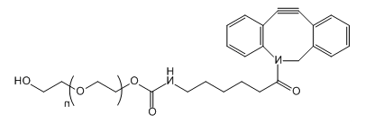 DBCO-PEG-OH；氮杂二苯并环辛炔-聚乙二醇；Dibenzocycolctyne-PEG-Hydroxy