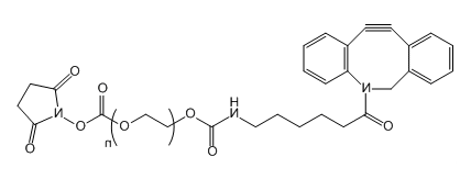 DBCO-PEG-NHS；二苯并环辛炔-聚乙二醇-活性酯；DBCO-PEG-SC