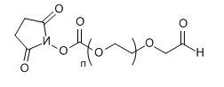 CHO-PEG-SC；ALD-PEG-SC；α-醛基-ω-琥珀酰亚胺酯基聚乙二醇