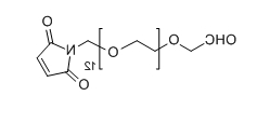 CHO-PEG12-MAL；分子式：  C32H57NO16；分子量：  711.79