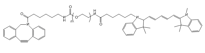 Cy5-PEG-DBCO；CY5-聚乙二醇-二苯并环辛炔；Cy5-PEG-Dibenzocycolctyne