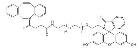 FITC-PEG-DBCO；荧光素-聚乙二醇-二苯并环辛炔；Fluorescein-PEG-Dibenzocycolctyne