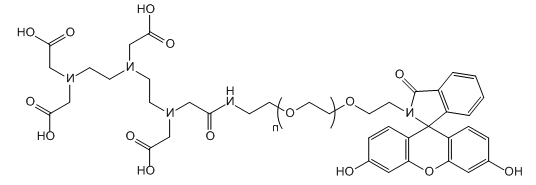 FITC-PEG-DTPA;荧光素-聚乙二醇-二乙烯三胺五醋酸;Fluorescein-PEG-DTPA FITC-PEG-DTPA;荧光素-聚乙二醇-二乙烯三胺五醋酸;Fluorescein-PEG-DTPA