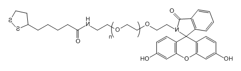 FITC-PEG-LA；荧光素-聚乙二醇-硫辛酸；Fluorescein-PEG-Lipoic acid