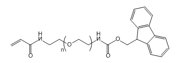Fmoc-NH-PEG-ACA；Fmoc-NH-PEG-Acrylamide；芴甲氧羰酰基-聚乙二醇-丙烯酰胺