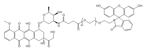 FITC-PEG-Azithromycin；荧光素-聚乙二醇-阿奇霉素；Fluorescein-PEG-Azithromycin