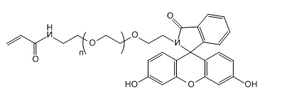 FITC-PEG-ACA;Fluorescein-PEG-Acrylamide;荧光素-聚乙二醇-丙烯酰胺 FITC-PEG-ACA;Fluorescein-PEG-Acrylamide;荧光素-聚乙二醇-丙烯酰胺