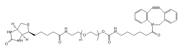 DBCO-PEG-Biotin;二苯并环辛炔-聚乙二醇-生物素;Dibenzocycolctyne-PEG-Biotin DBCO-PEG-Biotin;二苯并环辛炔-聚乙二醇-生物素;Dibenzocycolctyne-PEG-Biotin
