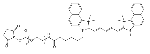 Cy5.5-PEG-SC；Cy5.5-PEG-NHS；花青素Cy5.5-聚乙二醇-琥珀酰亚胺碳酸酯