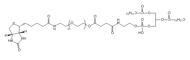DMPE-PEG-Biotin；DMPE-聚乙二醇-生物素；1,2-DIMYRISTOYL-SN-GLYCERO-3-PHOSPHOETHANOLAMINE-PEG-Biotin
