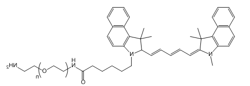 CY5.5-PEG-NH2;CY5.5-PEG-Amine;CY5.5-聚乙二醇-氨基 CY5.5-PEG-NH2;CY5.5-PEG-Amine;CY5.5-聚乙二醇-氨基