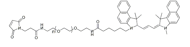 Cy3.5-PEG-Mal；Cy3.5-PEG-Maleimide；CY3.5-聚乙二醇-马来酰亚胺