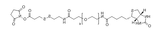 CAS No.：  1260247-51-5，Biotin-PEG4-S-S-NHS