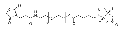 CAS No.：  1431618-70-0；Biotin-PEG3-NH-Mal的基本信息