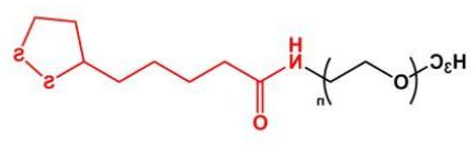 mPEG-LA；甲氧基聚乙二醇硫辛酸；mPEG-Lipoic acid