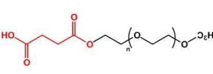 mPEG-SA；mPEG-Succinic Acid；甲氧基聚乙二醇丁二酸 
