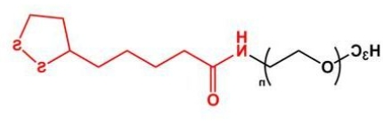 mPEG-LA；mPEG-Lipoic acid；甲氧基聚乙二醇硫辛酸 