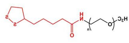 mPEG-LA；甲氧基聚乙二醇硫辛酸；mPEG-Lipoic acid