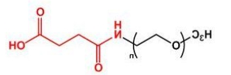  mPEG-SAA；mPEG-Succinamide Acid；甲氧基聚乙二醇琥珀酰胺酸