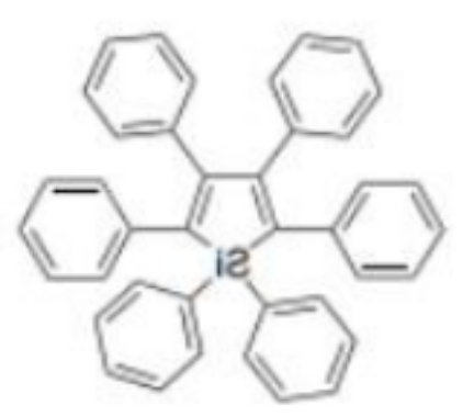 HPS  1,1,2,3,4,5-六苯基噻咯 CAS:752-28-3，AIE聚集诱导发光