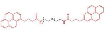 Pyrene-PEG-Pyrene，二芘丁酸聚乙二醇，聚乙二醇二芘丁酸