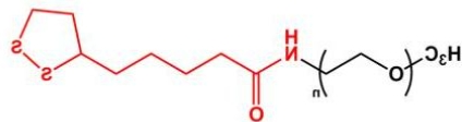 mPEG-LA；mPEG-Lipoic acid；甲氧基聚乙二醇硫辛酸 