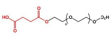 mPEG-SA；mPEG-Succinic Acid；甲氧基聚乙二醇丁二酸 
