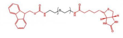 Biotin-PEG-NH-FMOC；生物素聚乙二醇芴甲氧羰基；FMOC-NH-PEG-Biotin