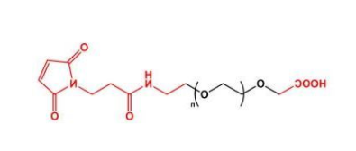 COOH-PEG-MAL；羧基聚乙二醇马来酰亚胺 ；Maleimide-PEG-COOH