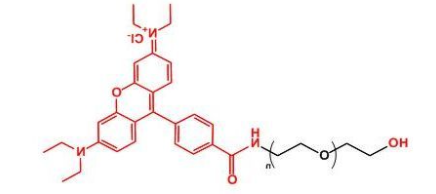Rhodamine-PEG-OH；罗丹明聚乙二醇羟基；RB-PEG-OH