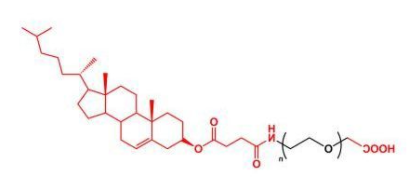 COOH-PEG-Cholesterol；羧基聚乙二醇胆固醇；Cholesterol-PEG-COOH