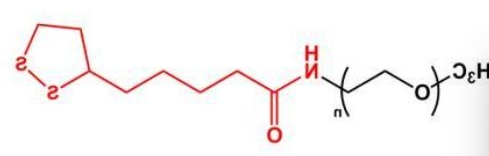 mPEG-LA；mPEG-Lipoic acid；甲氧基聚乙二醇硫辛酸 