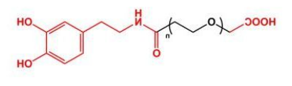 COOH-PEG-Dopamine，羧基聚乙二醇多巴胺，Dopamine-PEG-COOH