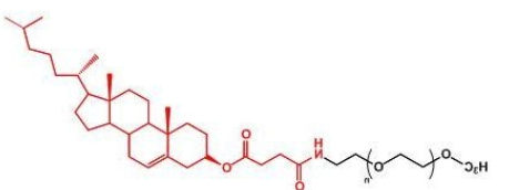 mPEG-Cholesterol; 甲氧基聚乙二醇胆固醇 mPEG-Cholesterol; 甲氧基聚乙二醇胆固醇