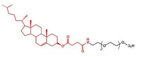 mPEG-Cholesterol； mPEG-CLS；甲氧基PEG胆固醇